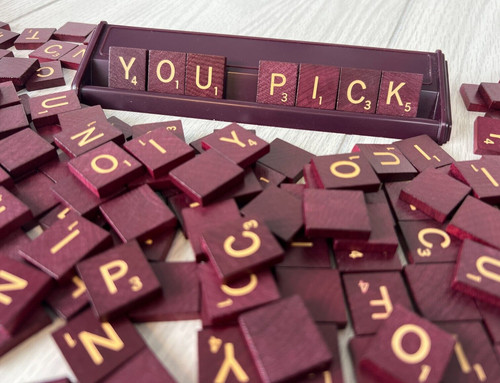 Scrabble deluxe red maroon - scrabble,