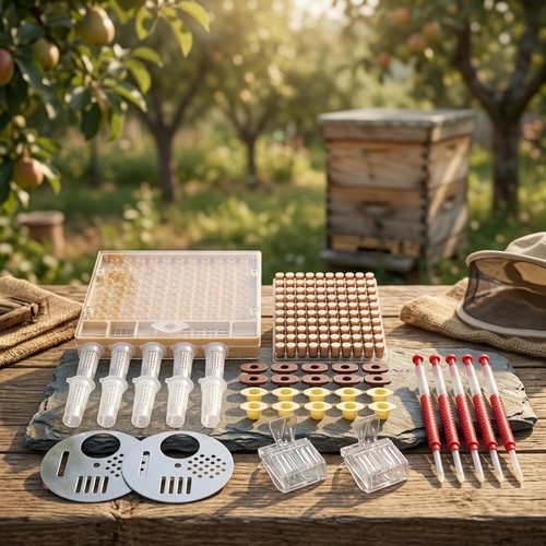 Lot 120 outils apicoles - de,