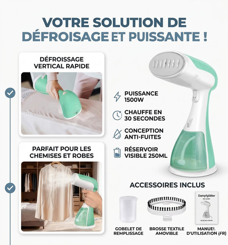 Défroisseur vapeur portable - défroisseur,