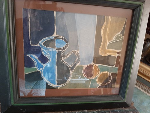 Gouache sur papier attribuée