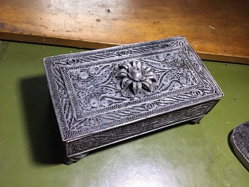Boîte coffret art populaire - coffret,