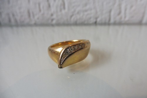 Bague pierre lang dorée - bague,