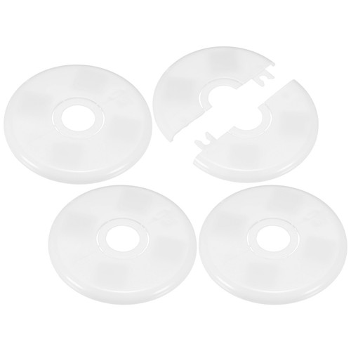 4pcs abs rond - pour, flange