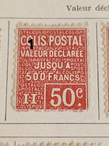 Timbre france colis postaux - colis,