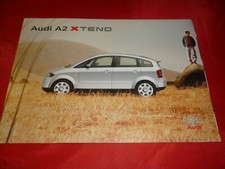2001 Audi A2 Type 8Z "Xtend" Special Model Brochure Brochure Depliant Folleto
