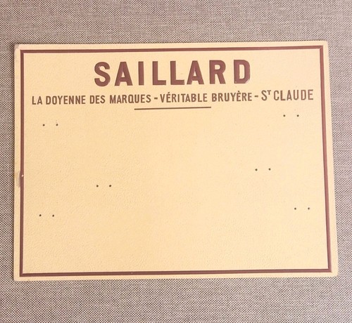 Plaque publicitaire saillard - plaque,