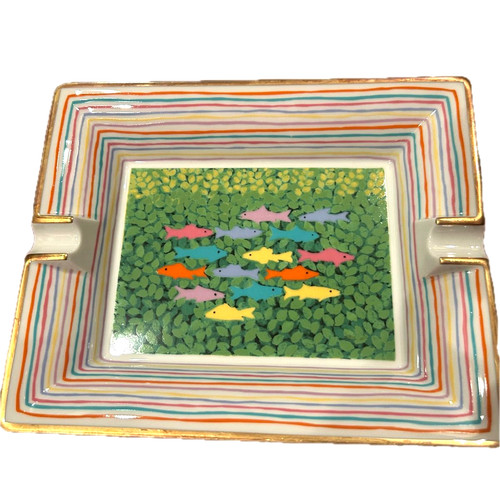 Cendrier porcelaine hermès - porcelaine,