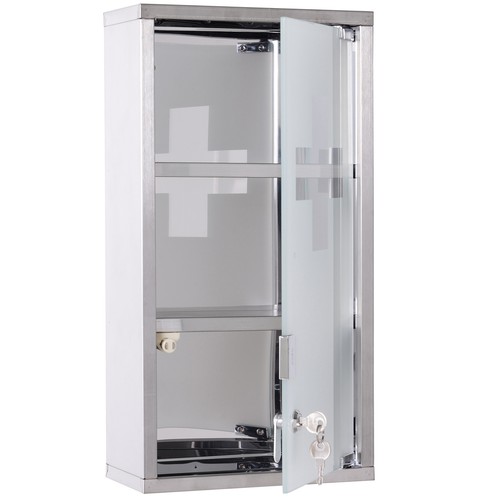 Homcom armoire pharmacie 2 - armoire,