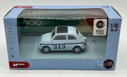Fiat 500 bleu - bleu, 1957
