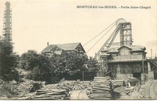 SAONE ET LOIRE  MONTCEAU LES MINES puits Jules Chagot