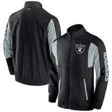 NFL Las Vegas Raiders Veste Foundation Woven Crinkle Piste Veste