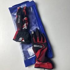 Sparco Rush Karting Gloves Kart Race Go-Kart Red And Black Size 6