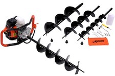 TARIERE THERMIQUE ESSENCE EU2 3CV 52CC + 3 SABOTS DE FORAGE