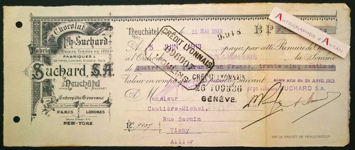 Suchard 1913 neuchâtel - 1913,