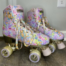Impala Roller Quad Skates Cynthia Rowley Women's Sz 9 Pink Purple Floral (NEW)