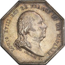 France, Jeton, Louis XVIII