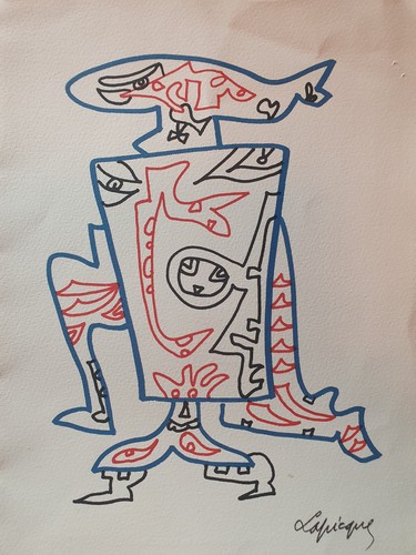 Lithographie orig signée