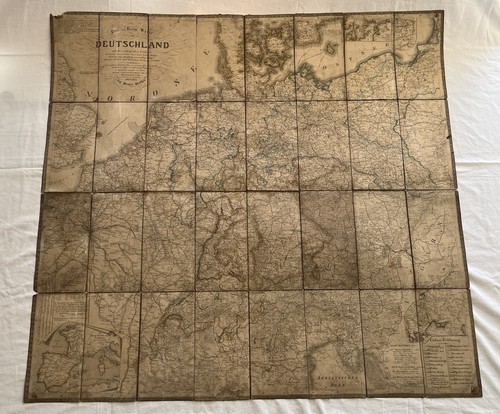 Carte ancienne allemagne - allemagne, 1831