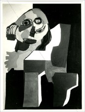 Karel APPEL. Personnage assis