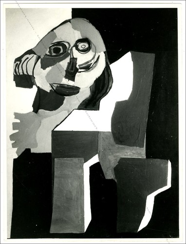 Karel appel personnage assis - karel,