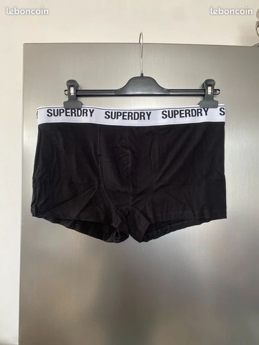 Boxer noir superdry neuf xxl - boxer,