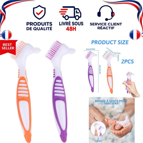Brosse dents pour dentier - brosse,