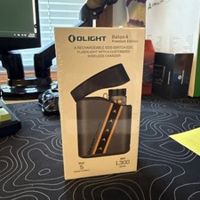 Olight Baton 4 Premium Edition Rechargeable EDC LED Flashlight 1300 Fighter IPX8