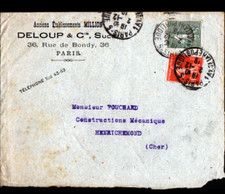 PARIS (X°) LEATHERS for BODY & UPHOLSTERY "MILLION / DELOUP" travelled in 1919