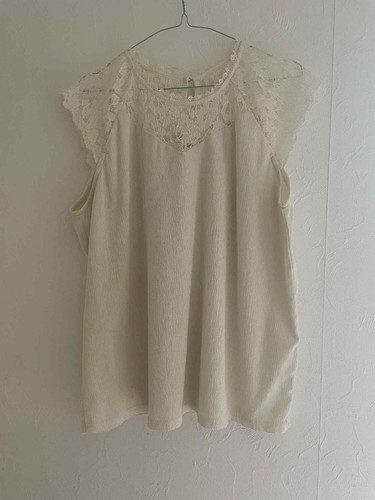 Blouse blanche sans manche - blouse,