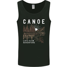 Canoe Adventure Canoeing Kayak Kayaking Mens Vest Tank Top