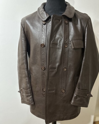 Impercuir manteau homme cuir