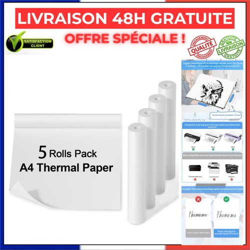 Papier thermique rouleaux - papier,