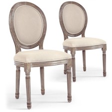 Lot de 2 Chaises Médaillon