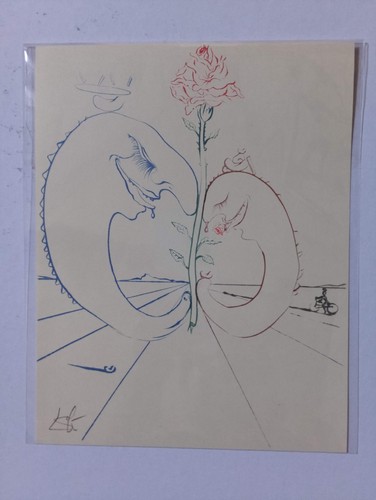 Salvador dali estampe signée - estampe,