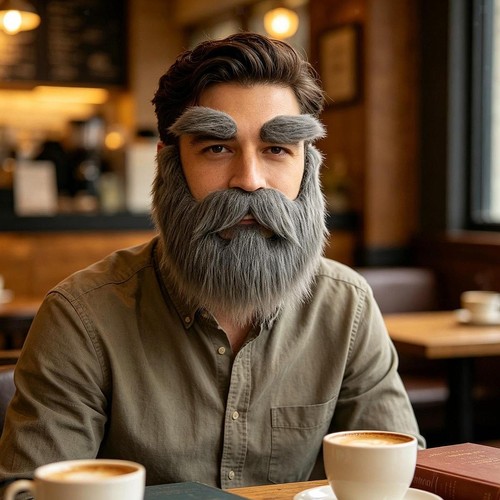Faux ensemble barbe - faux,