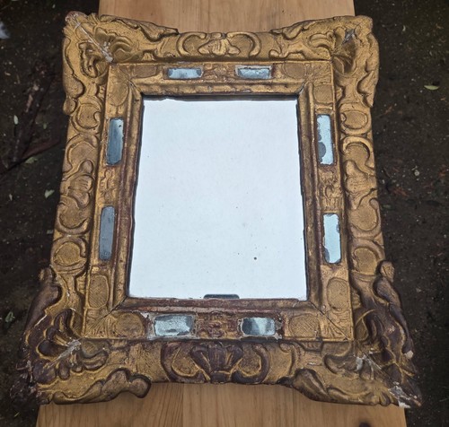 Miroir bois doré - miroir,