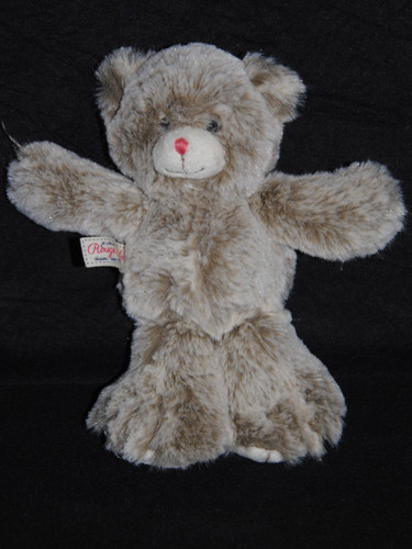Doudou ours marron beige - ours,