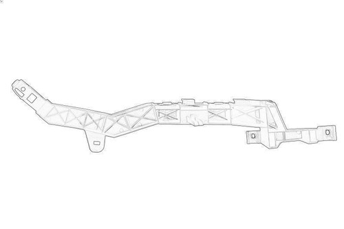 Support pare chocs opel - oe,