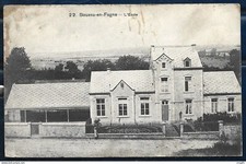 Old postcard -- boussu en fagne. L ECOLE . 038.J*