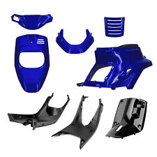 TNT Fairing Kit 8 Pieces Blue Metal Black MBK 50 BOOSTER 1995-2003