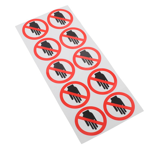 Autocollants avertissement pvc - avertissement,