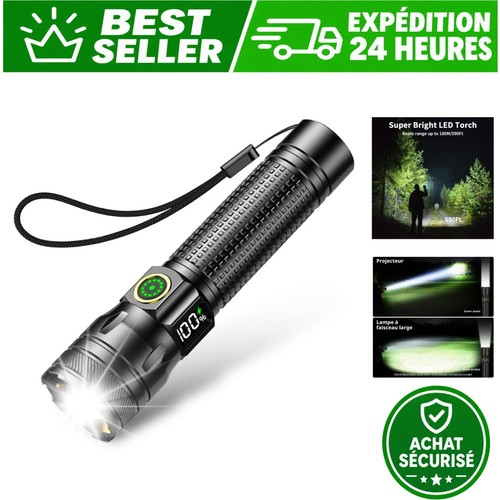 Lampe torche led rechargeable - torche,
