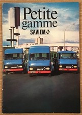RENAULT SAVIEM Petite Gamme Commercial Vehicle Sales Brochure UNDATED French