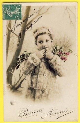 Cpa fantaisie enfant manteau - cpa,