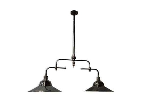 Lustre billard en laiton - ,