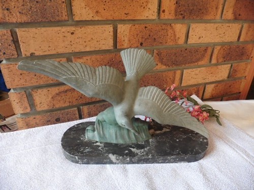 Ancien bronze sur socle - socle, en