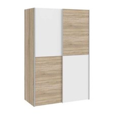 Armoire - Blanc mat et decor