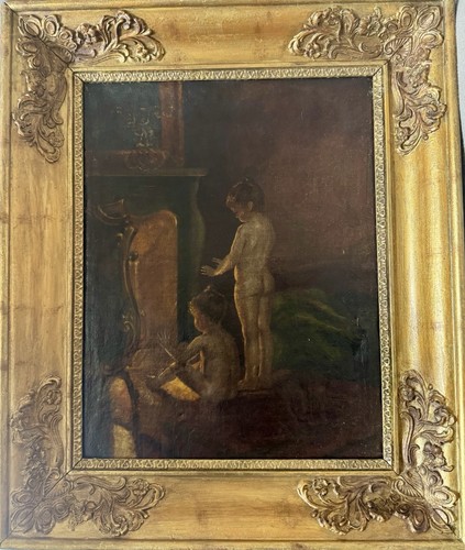 Tableau ancien huile sur - ancien,