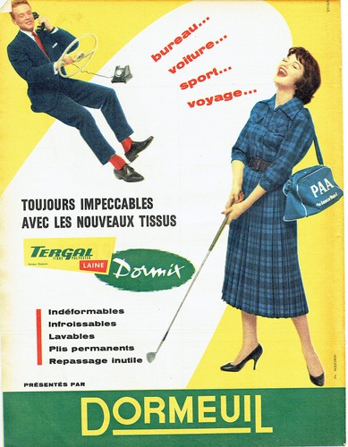 Advertising 078 1957 dormeuil - advertising,