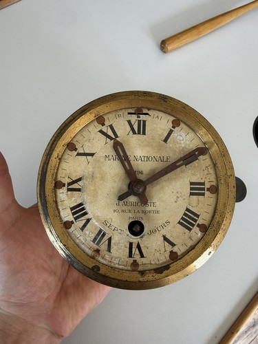Rare horloge auricoste marine - rare,